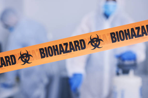 Professional Biohazard Cleanup technician working in San Simeon, CA